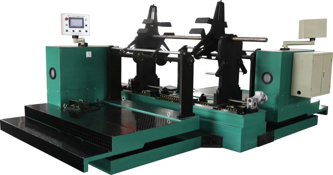 Machine de remontage horizontale pour transformateur à bobine 600 mm 8