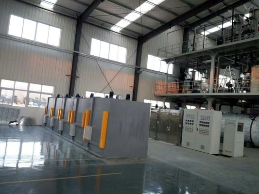 Préchauffage par résine époxy Pré-séchage en bobine Grand four de durcissement composite pour revêtement en poudre